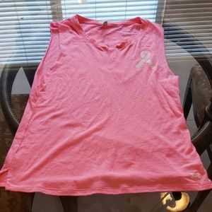Under Armour Womens Sports Top Pink M Sleeveless